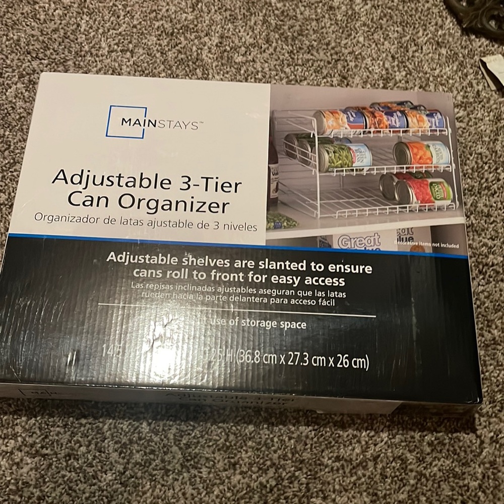 3-Tier can organizer